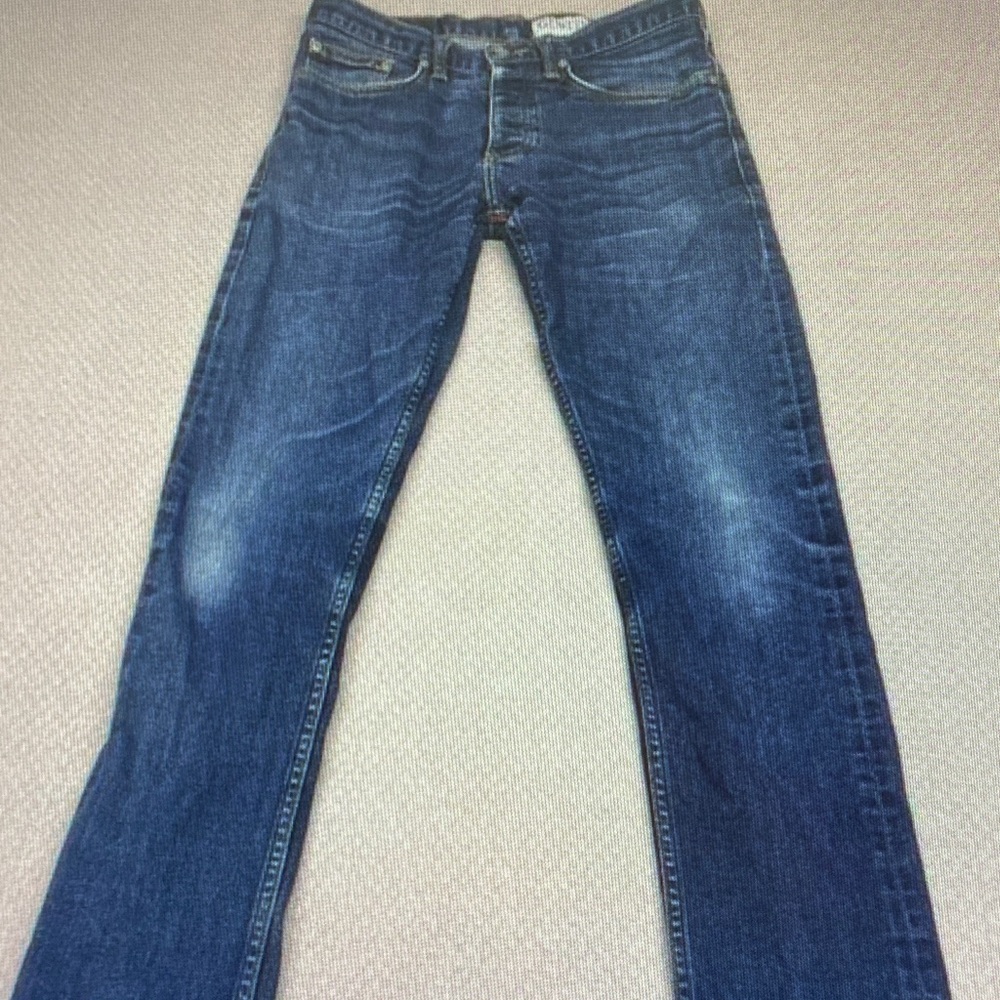 Gustin Men's Straight-Leg Medium-Dark Blue Jeans
